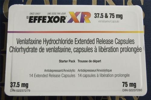 Bivirkninger fra Effexor XR
